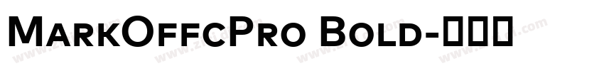 MarkOffcPro Bold字体转换